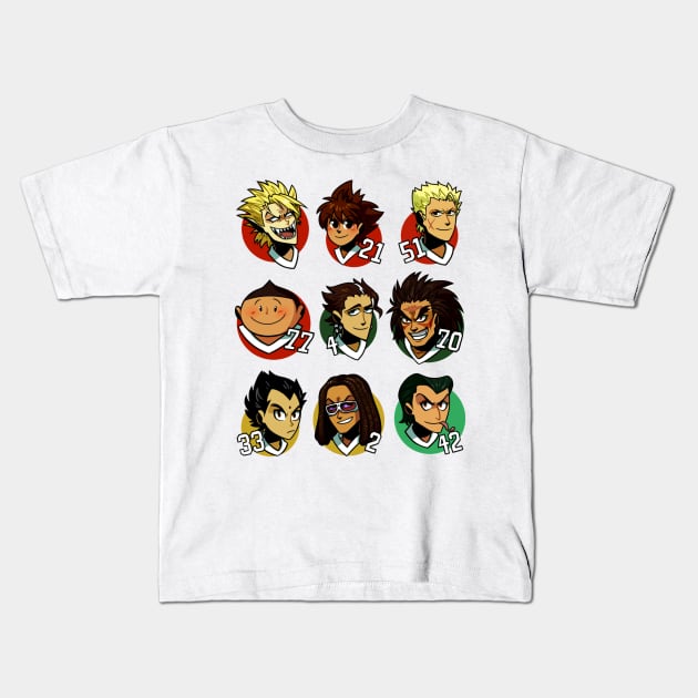 Eyeshield 21 Kids T-Shirt by SaiSaixChan